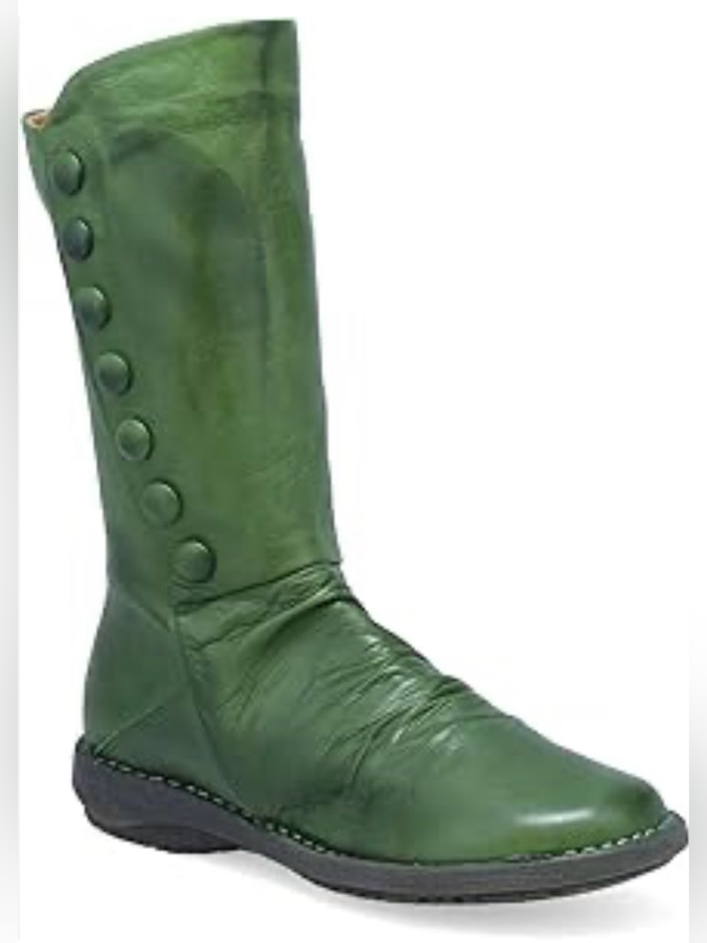 Miz Mooz Patrillo leather boots in kiwi